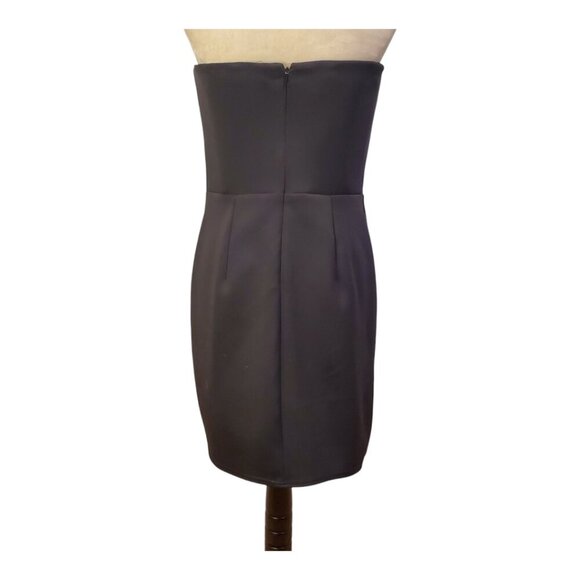 SHO by Tadashi Shoji SZ L Embellished Strapless Sheath Neoprene Cocktail Dress - Picture 6 of 10